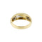 Bague Bague homme bandeau en or jaune et blanc 18 ct avec diamant 58 Facettes 37690