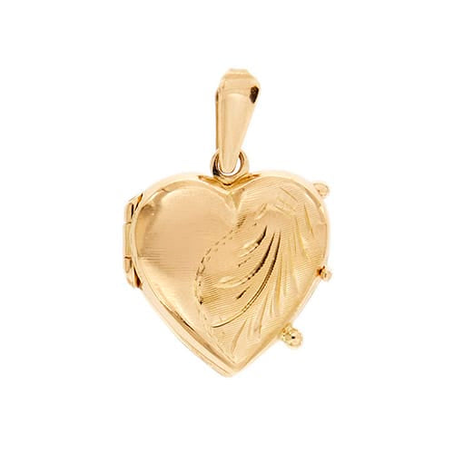 Pendentif Pendentif porte-photo cœur ouvrant en or rose 18 ct 58 Facettes 36821