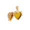 Pendentif Pendentif porte-photo cœur ouvrant en or rose 18 ct 58 Facettes 36821