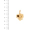Pendentif Pendentif porte-photo cœur ouvrant en or rose 18 ct 58 Facettes 36821