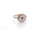 Bague 53 Bague Art déco en platine et or 18k, diamants 1,40 ct 58 Facettes 27849-27136B