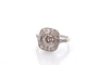 Bague 54 Bague en platine avec diamant 0,90 ct F/VS1 et diamants 58 Facettes 27843-27364A