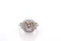 Bague 54 Bague diamant 1,06 ct H/SI2 en or 18k et platine 58 Facettes 27858-27497