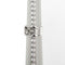 Bague 63 Bague jonc ajourée en or blanc 18 ct et diamants 58 Facettes 24534