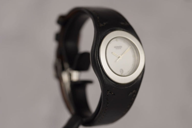 Montre Hermès Harnais - Montre HA3.210 en acier 58 Facettes TOT-10872