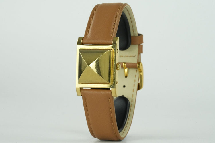 Hermès Medor - Ocelové hodinky 58 Facettes TOT-01962
