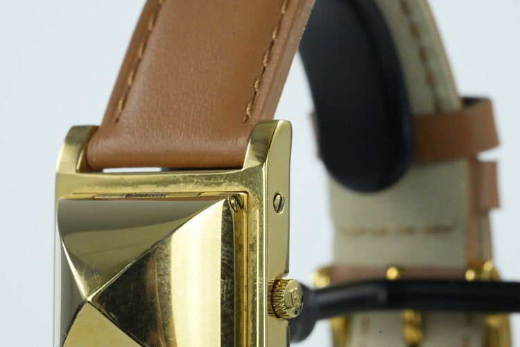 Hermès Medor - Ocelové hodinky 58 Facettes TOT-01962