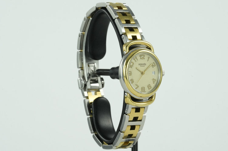 Hermès Pullman - Damenarmbanduhr aus Stahl 58 Facettes TOT-01928