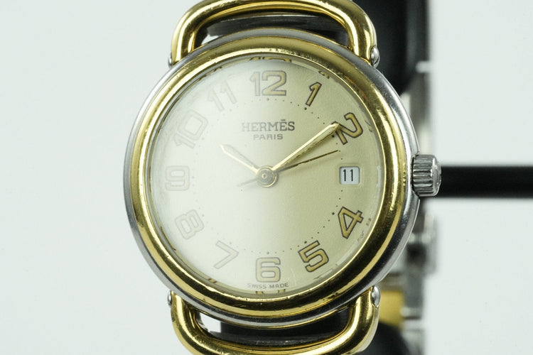Hermès Pullman - Damenarmbanduhr aus Stahl 58 Facettes TOT-01928