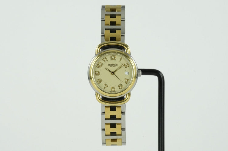 Hermès Pullman - Damenarmbanduhr aus Stahl 58 Facettes TOT-01928