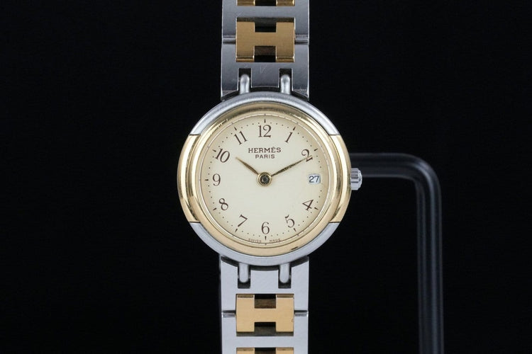 Montre Hermès Windsor - Montre 62.03 en acier bicolore 58 Facettes TOT-01810