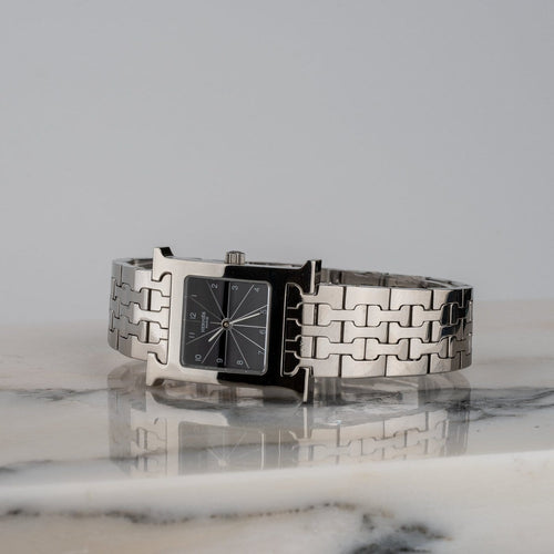 Montre Hermès Heure H - Montre quartz en acier 58 Facettes TOT-02118