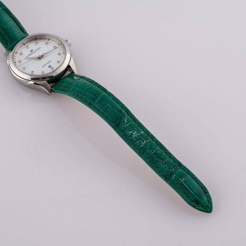 Montre Hamilton Jazzmaster Mother of Pearls - Montre acier, nacre et diamants 58 Facettes TOT-10221