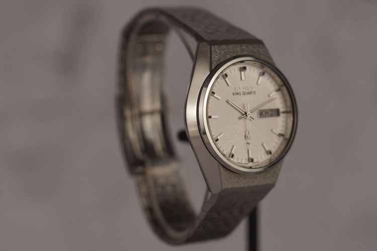 Montre Seiko King Quartz - Montre 0853-8020G en acier 58 Facettes TOT-10963