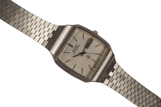 Seiko King Quartz – Unisex-Uhr aus Stahl 