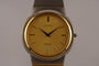 Montre Seiko Laurel - Montre unisexe acier et lunette or jaune 58 Facettes TOT-10679