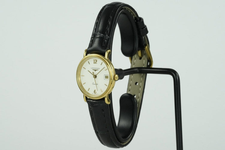 Montre Longines Quartz - Montre femme plaqué or 58 Facettes TOT-01934