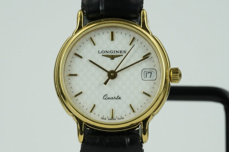 Montre Longines - Montre Quartz 152 7010 plaquée or 58 Facettes TOT-01766