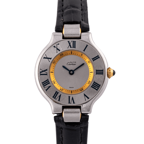 Montre Cartier Must 21 - Montre 1340 en acier 58 Facettes TOT-11057