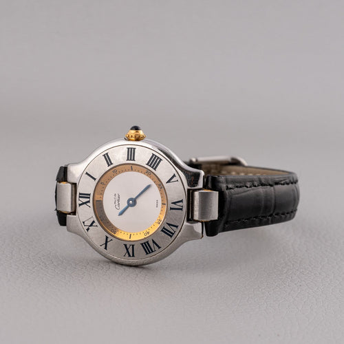 Montre Cartier Must 21 - Montre 1340 en acier 58 Facettes TOT-11057