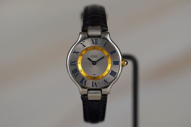 Montre Cartier Must 21 - Montre 1340 en acier 58 Facettes TOT-11057