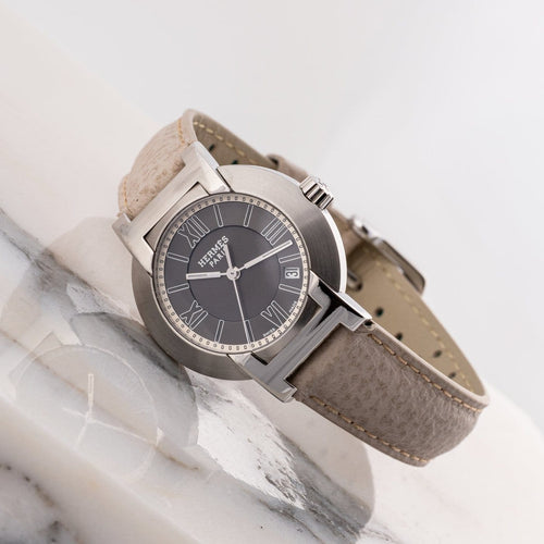 Montre Hermès Nomade - Montre NO1.210 en acier 58 Facettes TOT-01351