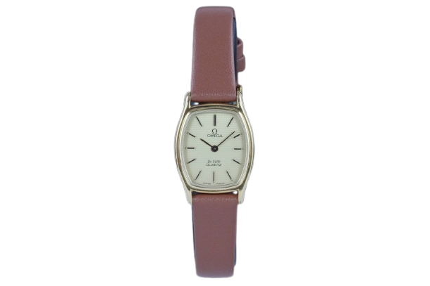 Montre Omega De Ville - Montre Tonneau plaqué or 58 Facettes TOT-01838