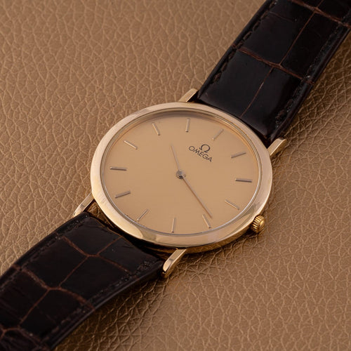 Montre Omega De Ville - Montre plaquée or 58 Facettes TOT-01969