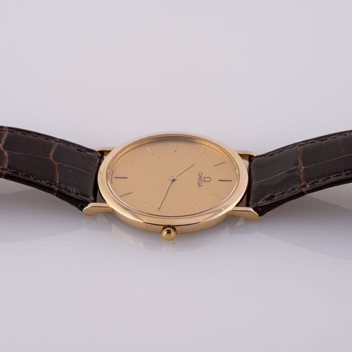 Montre Omega De Ville - Montre plaquée or 58 Facettes TOT-01969