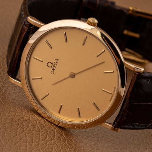 Montre Omega De Ville - Montre plaquée or 58 Facettes TOT-01969