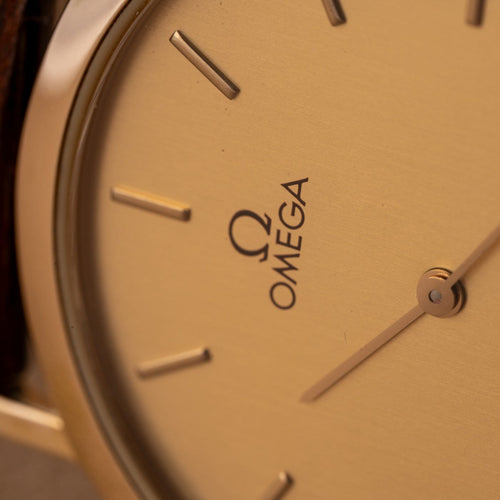 Montre Omega De Ville - Montre plaquée or 58 Facettes TOT-01969
