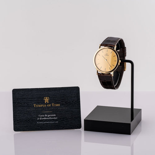 Montre Omega De Ville - Montre plaquée or 58 Facettes TOT-01969