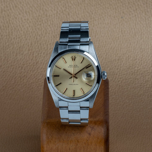 Montre Rolex Oyster Precision Date - Montre en acier 58 Facettes TOT-02026