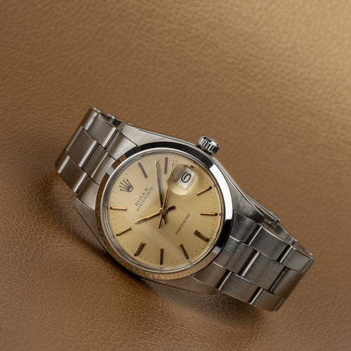 Montre Rolex Oyster Precision Date - Montre en acier 58 Facettes TOT-02026