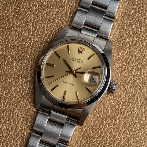 Montre Rolex Oyster Precision Date - Montre en acier 58 Facettes TOT-02026