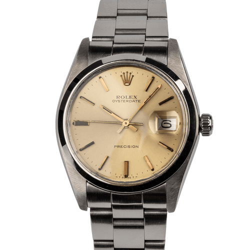 Montre Rolex Oyster Precision Date - Montre en acier 58 Facettes TOT-02026