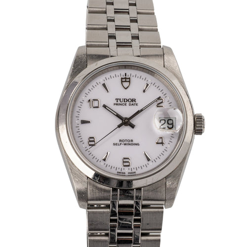 Tudor Prince Date - Steel watch 58 Facettes TOT-02160