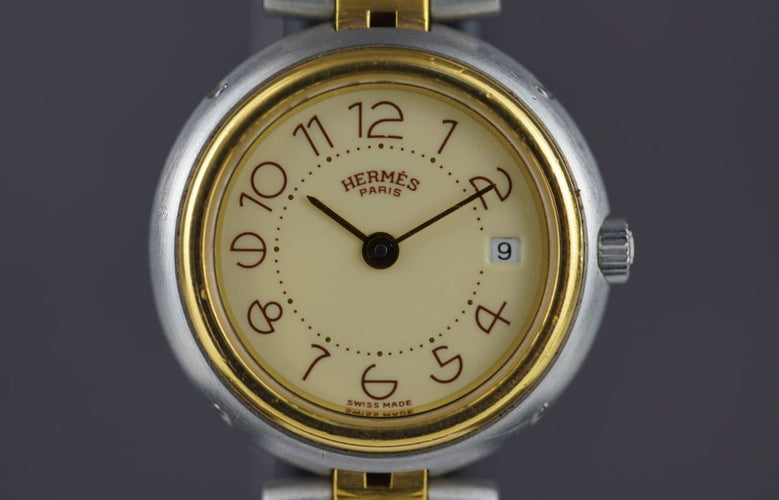 Montre Hermès Profile - Montre femme en acier bicolore 58 Facettes TOT-10906