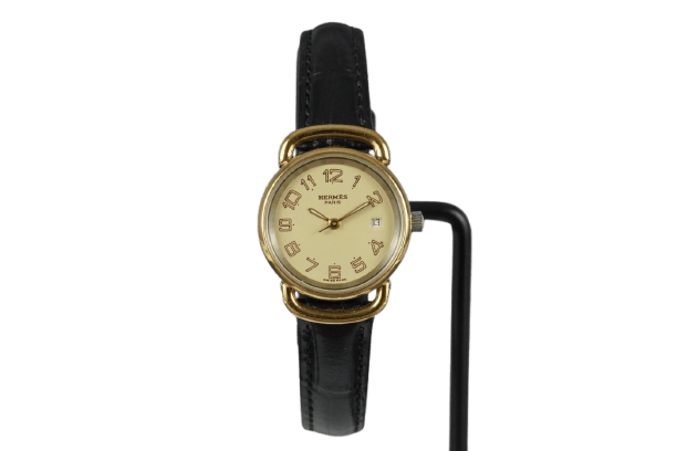 Montre Hermès Pullman - Montre femme plaquée or 58 Facettes TOT-11259