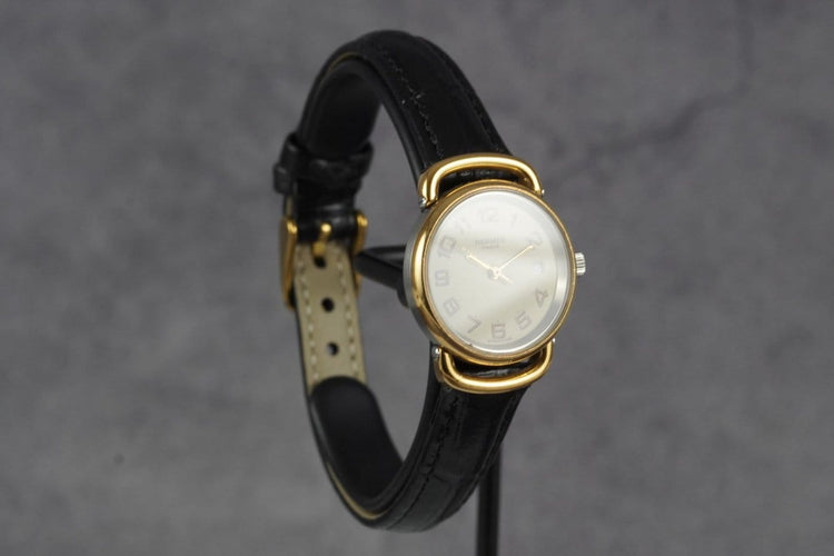 Montre Hermès Pullman - Montre femme plaquée or 58 Facettes TOT-11259