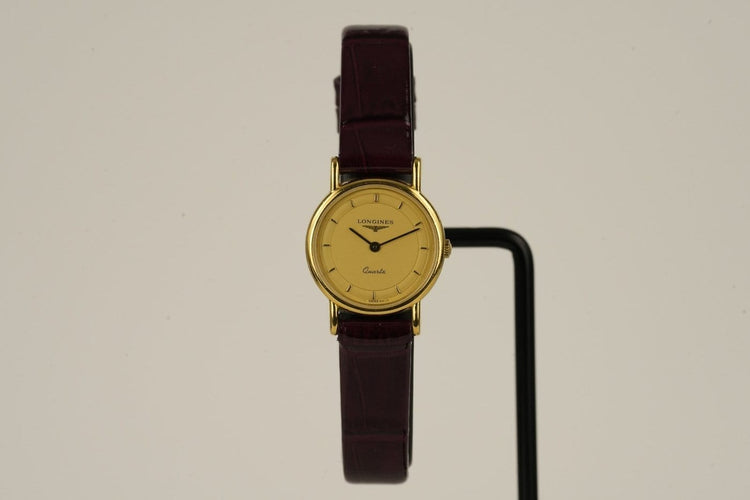 Montre Longines Quartz - Montre femme plaqué or 58 Facettes TOT-01467
