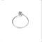 Bague 50 Chimento - Bague solitaire contrarié en or blanc 18 ct et diamant 0,29 ct 58 Facettes 17757
