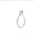 Bague 50 Chimento - Bague solitaire contrarié en or blanc 18 ct et diamant 0,29 ct 58 Facettes 17757