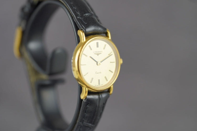 Montre Longines - Montre Quartz 153 6798 plaquée or 58 Facettes TOT-10741
