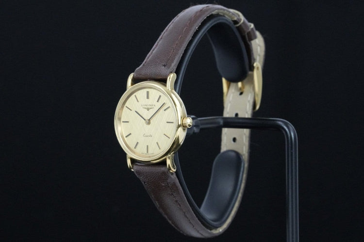 Montre Longines - Montre Quartz plaqué or vintage 58 Facettes TOT-10206