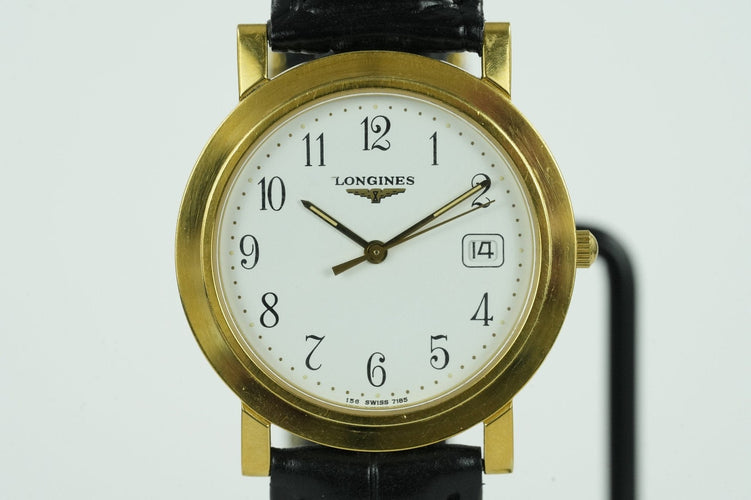Montre Longines - Montre Quartz 156 7185 en acier 58 Facettes TOT-10620