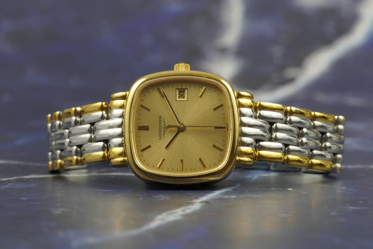 Montre Longines - Montre Quartz L4.261.2 en acier bicolore 58 Facettes TOT-11209