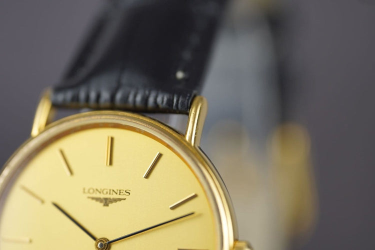 Montre Longines Quartz - Montre plaquée or L4.637.2 58 Facettes TOT-10920