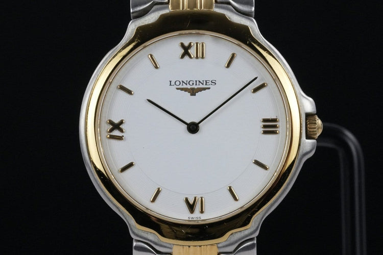 Montre Longines - Montre Quartz L5.645.3 en acier 58 Facettes TOT-10654