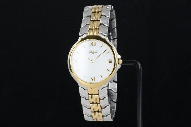 Montre Longines - Montre Quartz L5.645.3 en acier 58 Facettes TOT-10654